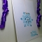 Handmade Christmas Card - Decorated With Hanging Die Cut Snowflakes & Beads