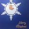 Luxury Handmade Christmas Card - Decorated With Glittering Die Cut Snowflakes & Bells