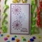 Handmade Christmas Card - Decorated With Glittering Die Cut Snowflakes