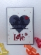 Luxury Handmade Valentine Day Card - Decorated With Die Cut Human Figure & Fine Beads