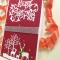 Luxury Handmade Christmas Card - Decorated With Die Cut Reindeer