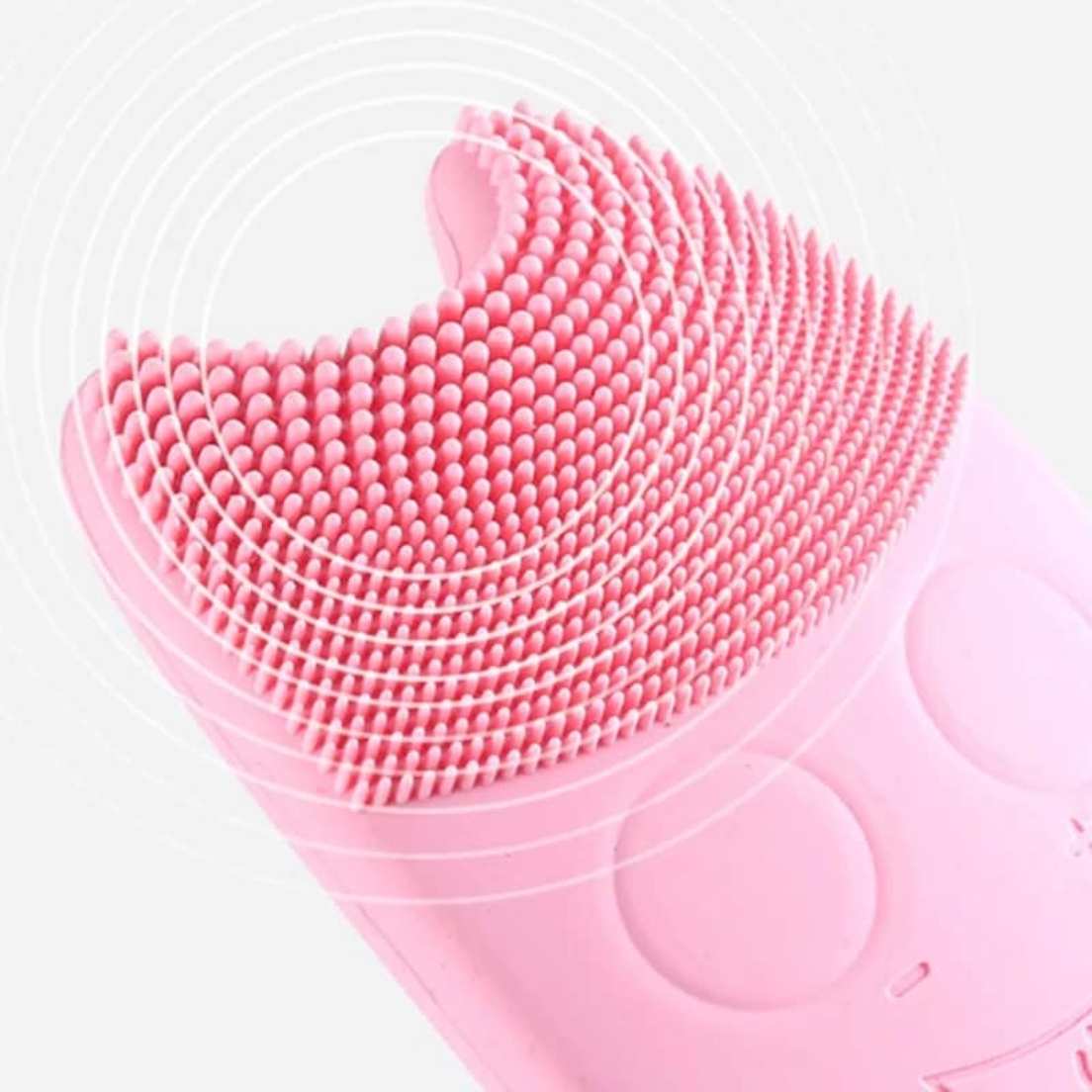 USB Electric Facial Silicone Cleaning Brush for Facial Massage Sonic ...